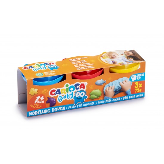 ΠΛΑΣΤΟΖΥΜΑΡΑΚΙΑ CARIOCA BABY 43179 1+ ΣΕΤ 3τεμ Χ 75gr
