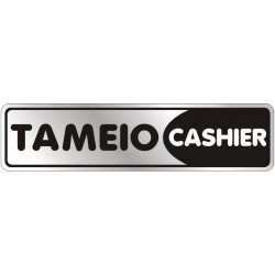 Αυτοκόλλητο 4x16 ΤΑΜΕΙΟ / CASHIER