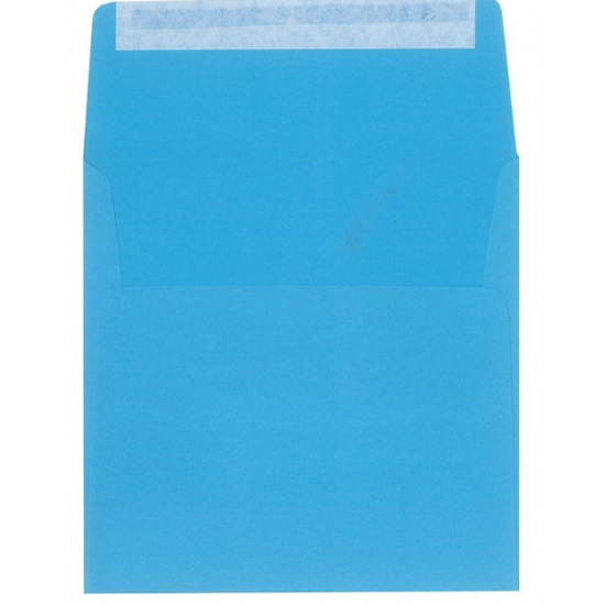 Φάκελος πολυτ. γαλάζιος 120γρ, αυτοκ. 17x17εκ.