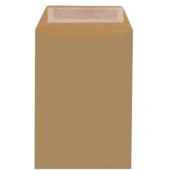 METRON ΦΑΚΕΛΟΣ ΣΑΚΟΥΛΑ ΜΕ ΑΥΤΟΚΟΛΛΗΤΟ 32x42cm 90gr ΚΑΦΕ