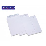 METRON ΦΑΚΕΛΟΣ ΣΑΚΟΥΛΑ ΜΕ ΑΥΤΟΚΟΛΛΗΤΟ 25x35cm 90gr ΛΕΥΚΟΣ