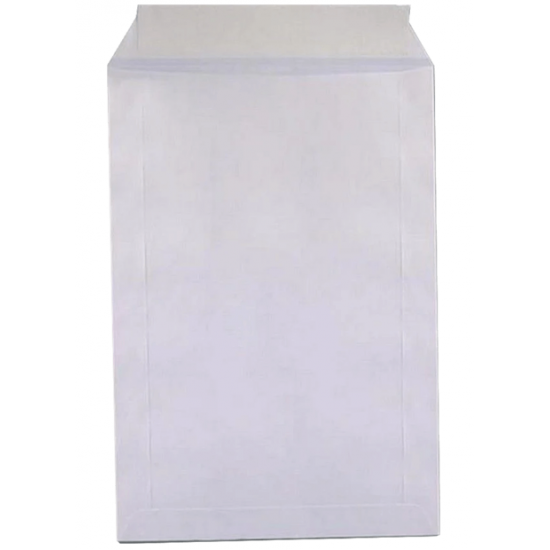 METRON ΦΑΚΕΛΟΣ ΣΑΚΟΥΛΑ ΜΕ ΑΥΤΟΚΟΛΛΗΤΟ 32x42cm 90gsm ΛΕΥΚΟΣ