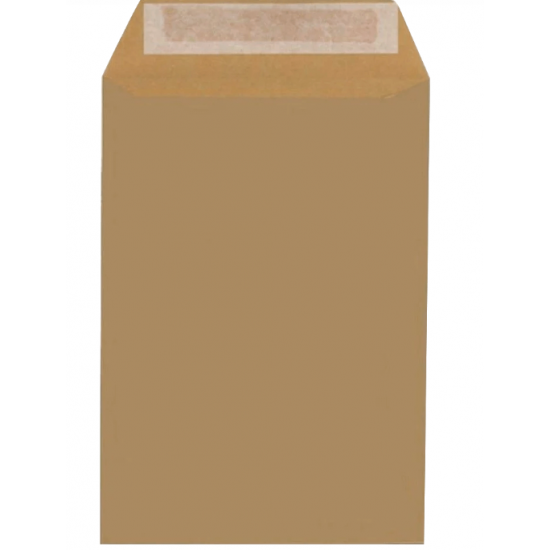 METRON ΦΑΚΕΛΟΣ ΣΑΚΟΥΛΑ ΜΕ ΑΥΤΟΚΟΛΛΗΤΟ 37x45cm 100gr ΚΑΦΕ