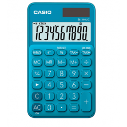CASIO ΑΡΙΘΜΟΜΗΧΑΝΗ ΑΠΟΦΟΡΟΛΟΓΗΣΗΣ 10 ΨΗΦΙΩΝ 11.85x7cm SL-310UC ΜΠΛΕ