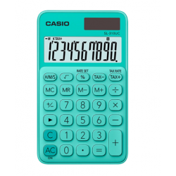 CASIO ΑΡΙΘΜΟΜΗΧΑΝΗ ΑΠΟΦΟΡΟΛΟΓΗΣΗΣ 10 ΨΗΦΙΩΝ 11.85x7cm SL-310UC ΠΡΑΣΙΝΗ