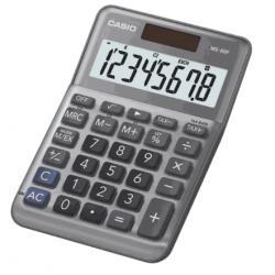 CASIO ΑΡΙΘΜΟΜΗΧΑΝΗΝΗ 8 ΨΗΦΙΩΝ ΜΠΑΤΑΡΙΑΣ/ΗΛΙΑΚΗ ΑΠΟΦΟΡΟΛΟΓΗΣΗΣ 14.5x10.3cm MS-80F