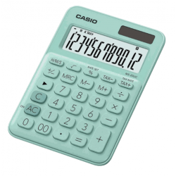 CASIO ΑΡΙΘΜΟΜΗΧΑΝΗ ΑΠΟΦΟΡΟΛΟΓΗΣΗΣ 12 ΨΗΦΙΩΝ 14.95x10.5cm MS-20UC-GN ΠΡΑΣΙΝΗ