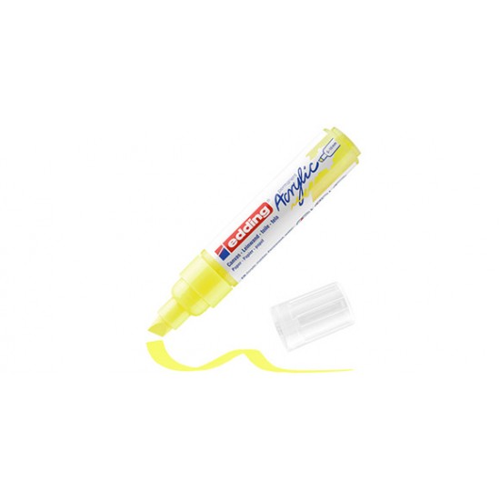 Ακρυλικός μαρκαδόρος edding 5000 5-10mm Fluorescent yellow Ακρυλικός μαρκαδόρος edding 5000 5-10mm Fluorescent yellow
