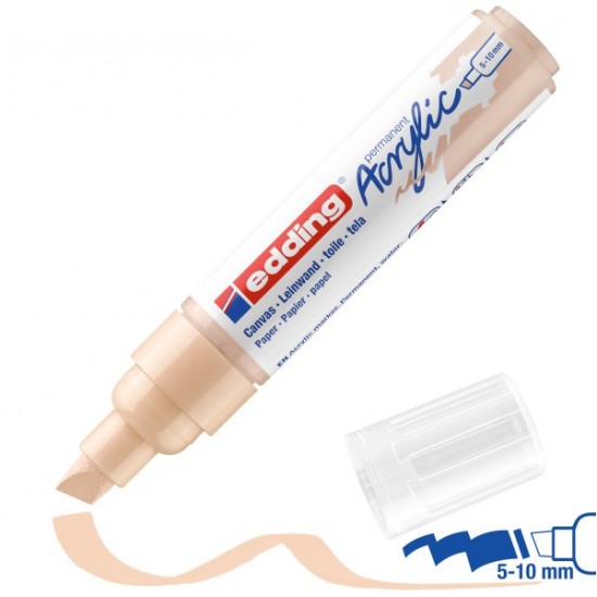 Ακρυλικός μαρκαδόρος edding 5000 5-10mm Warm beige Ακρυλικός μαρκαδόρος edding 5000 5-10mm Warm beige