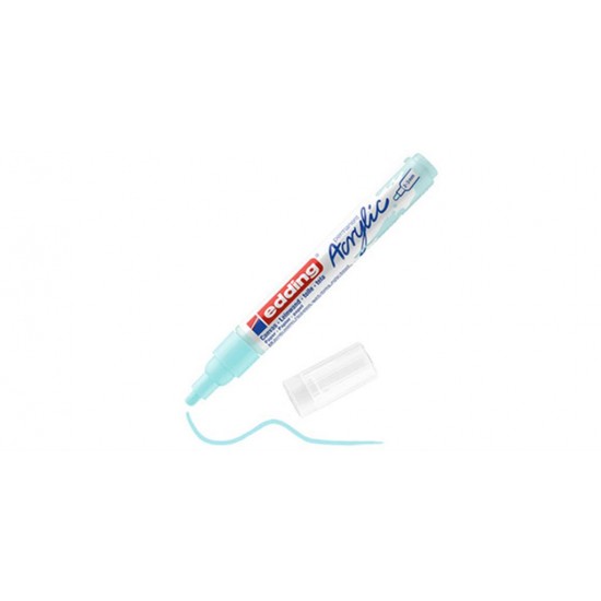 Ακρυλικός μαρκαδόρος edding 5100 2-3mm Pastel blue