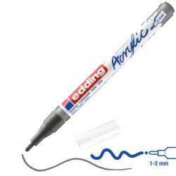 Ακρυλικός μαρκαδόρος edding 5300 1-2mm Anthracite Ακρυλικός μαρκαδόρος edding 5300 1-2mm Anthracite