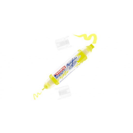 Ακρυλικός μαρκαδόρος edding 5400 2-3mm/5-10mm Fluorescent Yellow Ακρυλικός μαρκαδόρος edding 5400 2-3mm/5-10mm Fluorescent Yellow