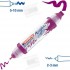 Ακρυλικός μαρκαδόρος edding 5400 3D 2-3mm/5-10mm Berry