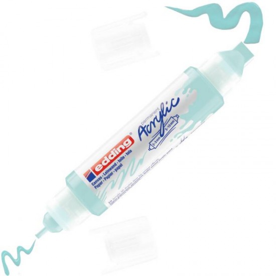 Ακρυλικός μαρκαδόρος edding 5400 3D 2-3mm/5-10mm Pastel blue Ακρυλικός μαρκαδόρος edding 5400 3D 2-3mm/5-10mm Pastel blue