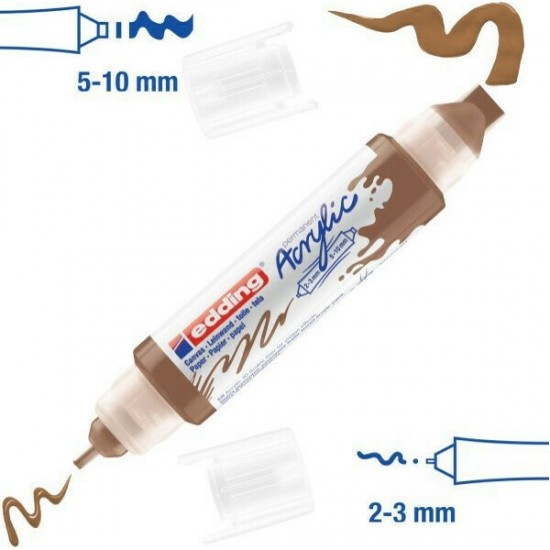 Ακρυλικός μαρκαδόρος edding 5400 3D 2-3mm/5-10mm Hazel Ακρυλικός μαρκαδόρος edding 5400 3D 2-3mm/5-10mm Hazel