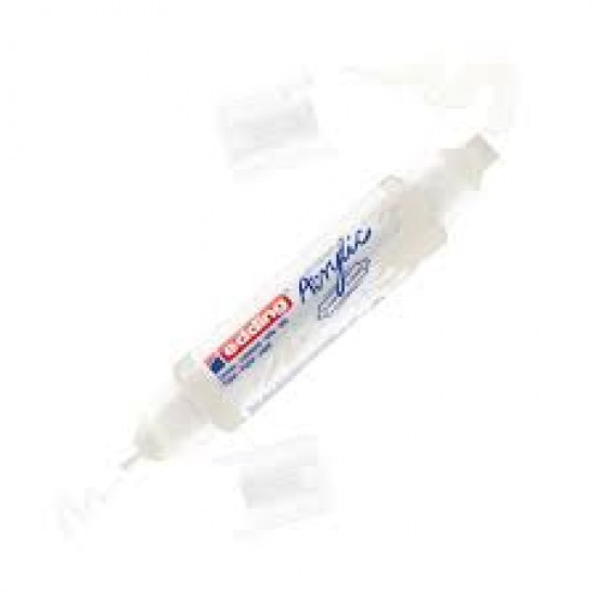 Ακρυλικός μαρκαδόρος edding 5400 3D 2-3mm/5-10mm White Ακρυλικός μαρκαδόρος edding 5400 3D 2-3mm/5-10mm White