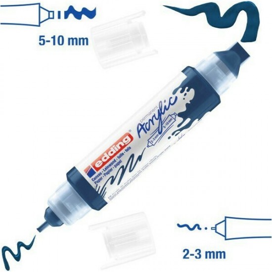 Ακρυλικός μαρκαδόρος edding 5400 3D 2-3mm/5-10mm Elegant midnight Ακρυλικός μαρκαδόρος edding 5400 3D 2-3mm/5-10mm Elegant midnight