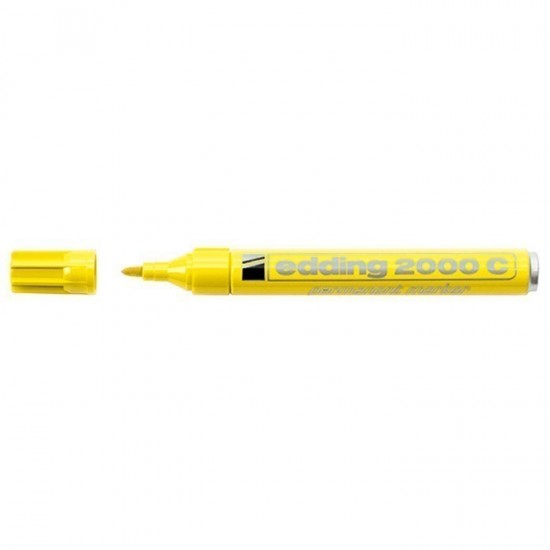 Ανεξίτηλος μαρκαδόρος edding 2000 Κίτρινο