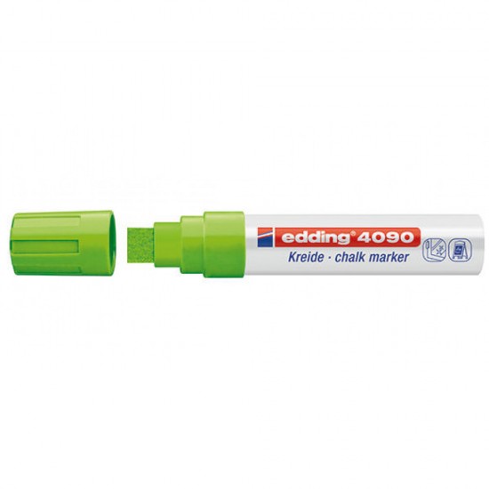Μαρκαδόρος κιμωλίας edding 4090 Λαχανί