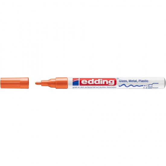 Μαρκαδόρος λαδιού edding 751 Πορτοκαλί