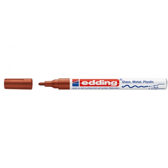 Μαρκαδόρος λαδιού edding 751 Καφέ
