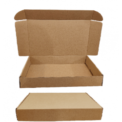 METRON ΚΟΥΤΙ ΔΙΑΝΟΜΗΣ ΧΑΡΤΙΝΟ ΚΡΑΦΤ 34x22x4cm ΚΑΦΕ 