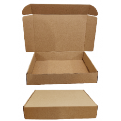 METRON ΚΟΥΤΙ ΔΙΑΝΟΜΗΣ ΧΑΡΤΙΝΟ ΚΡΑΦΤ 32x23x6cm ΚΑΦΕ