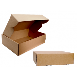 METRON ΚΟΥΤΙ ΔΙΑΝΟΜΗΣ ΧΑΡΤΙΝΟ ΚΡΑΦΤ 32x23x10cm ΚΑΦΕ