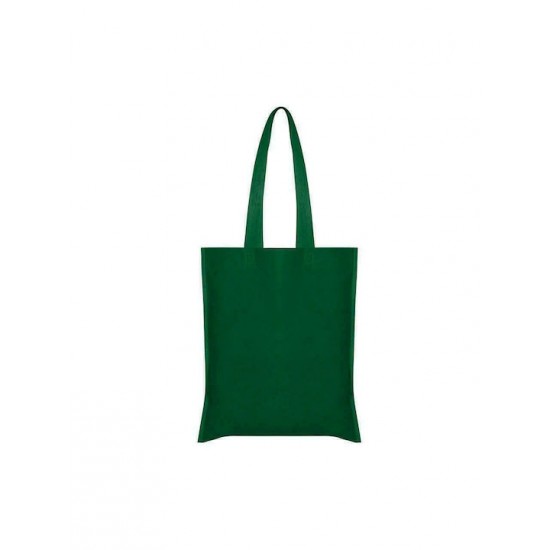 Τσάντα non woven μακρύ χερούλι κυπαρισσί Υ40x36εκ.
