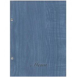 Next μενού εστιατορίου γαλάζιο 24x32εκ. wood