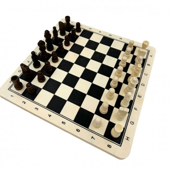 Σετ σκάκι ξύλινο 29.5 x 29.5 x 4.5 cm