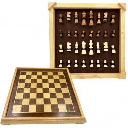 Σετ σκάκι ξύλινο 39,6 x 39,6 x 5 cm Σετ σκάκι ξύλινο 39,6 x 39,6 x 5 cm