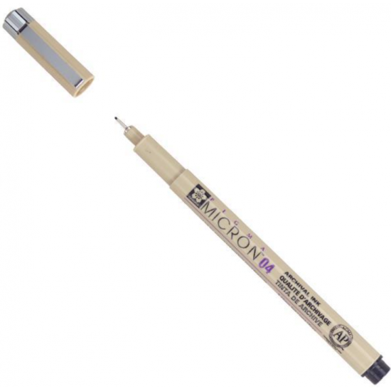 Sakura Pigma Micron μαρκαδόρος σχεδίου 04 0.4 mm μαύρο