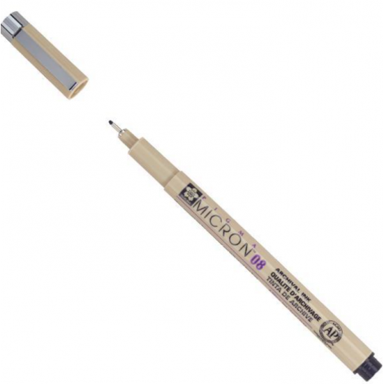 Sakura Pigma Micron μαρκαδόρος σχεδίου 08 0.5 mm μαύρο
