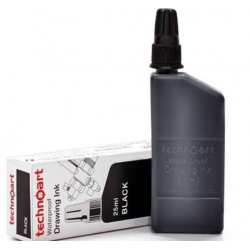 Isomars μελάνι για ραπιδογράφο μαύρο 25ml