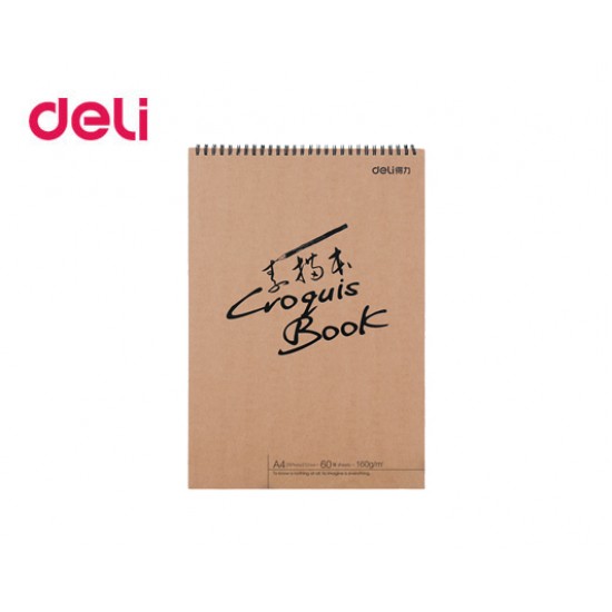 DELI ΜΠΛΟΚ ΣΧΕΔΙΟΥ ΣΠΙΡΑΛ 60Φ A4 (210x297mm) 110gr DELI ΜΠΛΟΚ ΣΧΕΔΙΟΥ ΣΠΙΡΑΛ 60Φ A4 (210x297mm) 110gr