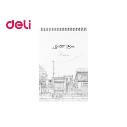 DELI ΜΠΛΟΚ ΣΧΕΔΙΟΥ ΣΠΙΡΑΛ 40Φ 8K (380x260mm) 100gr DELI ΜΠΛΟΚ ΣΧΕΔΙΟΥ ΣΠΙΡΑΛ 40Φ 8K (380x260mm) 100gr