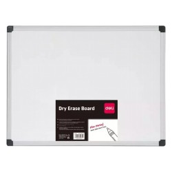 DELI ΠΙΝΑΚΑΣ ΜΑΓΝΗΤΙΚΟΣ ΜΕΤΑΛΛΙΚΟ ΠΛΑΙΣΙΟ 90x120cm ΛΕΥΚΟΣ DELI ΠΙΝΑΚΑΣ ΜΑΓΝΗΤΙΚΟΣ ΜΕΤΑΛΛΙΚΟ ΠΛΑΙΣΙΟ 90x120cm ΛΕΥΚΟΣ