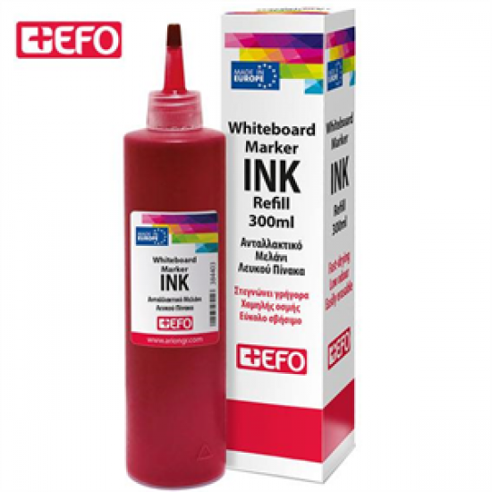 Μελάνι Πίνακα +Efo 300ml Κόκκινο