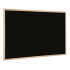 METRON ΠΙΝΑΚΑΣ ΚΙΜΩΛΙΑΣ ΠΛΑΙΣΙΟ ΞΥΛΙΝΟ 60x90cm ΜΑΥΡΟΣ