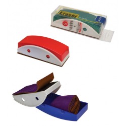 Σφουγγάρι Μαγνητικό Λευκού Πίνακα με Ενισχυμένη λαβή και  5 Ανταλλακτικά Πανάκια