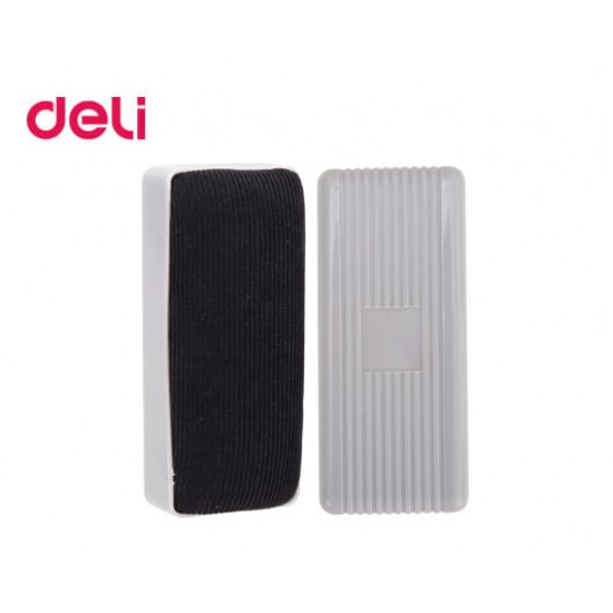 DELI ΣΠΟΓΓΟΣ ΠΙΝΑΚΟΣ ΛΕΥΚΟΥ & ΜΑΥΡΟΥ 10.5x4.5x3.5cm UNIVERSAL ΓΚΡΙ