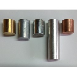 Σειρά 5 μεταλλικών κυλίνδρων ίδιας μάζας