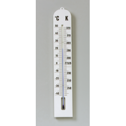 Θερμόμετρο τοίχου Κελσίου-Κέλβιν (απόλυτο μηδέν)