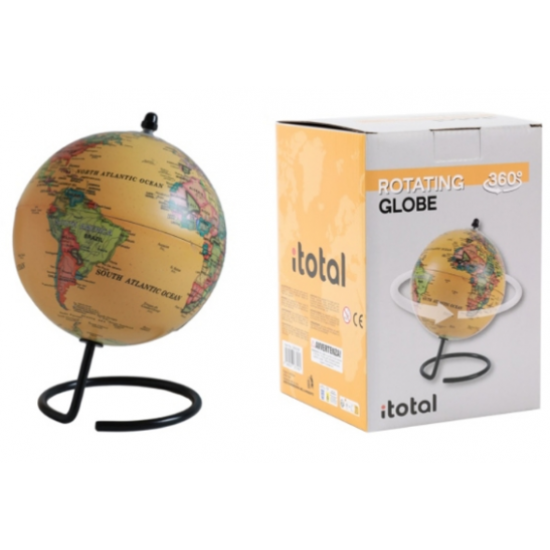 ΥΔΡΟΓΕΙΟΣ i-TOTAL CM3312F ROTATING MAP WITH BASE SAND COLOR 14cm