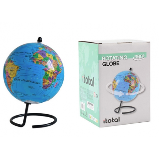 ΥΔΡΟΓΕΙΟΣ i-TOTAL CM3312G ROTATING MAP WITH BASE BLUE 14cm