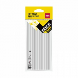 DELI ΣΙΛΙΚΟΝΗ GLUE STICKS Φ7x150mm 10Τ ΔΙΑΦΑΝΗ BBL