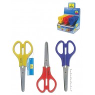 Adel ψαλίδι ανοξείδωτο με χάρακα 13εκ.