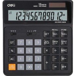 DELI ΑΡΙΘΜΟΜΗΧΑΝΗ ΑΠΟΦΟΡΟΛΟΓΗΣΗΣ 12 ΨΗΦΙΩΝ 15x16x3.3cm SMART ΜΑΥΡΗ DELI ΑΡΙΘΜΟΜΗΧΑΝΗ ΑΠΟΦΟΡΟΛΟΓΗΣΗΣ 12 ΨΗΦΙΩΝ 15x16x3.3cm SMART ΜΑΥΡΗ