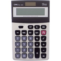 DELI ΥΠΟΛΟΓΙΣΤΗΣ 12 ΨΗΦΙΩΝ ΜΠΑΤΑΡΙΑ/ΗΛΙΑΚΟ 16,6x10x3cm ΑΣΗΜΙ DELI ΥΠΟΛΟΓΙΣΤΗΣ 12 ΨΗΦΙΩΝ ΜΠΑΤΑΡΙΑ/ΗΛΙΑΚΟ 16,6x10x3cm ΑΣΗΜΙ
